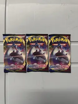 Pokemon Sword and Shield Base Set Booster Packs (12 Packs Total) - Image 4