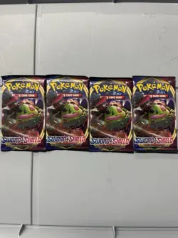 Pokemon Sword and Shield Base Set Booster Packs (12 Packs Total) - Image 5