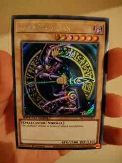 Yugioh Dark Magician (A) (Secret Rare) SBC1-ENA01 - Image 2