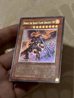 Yugioh Horus The Black Flame Dragon LV8 SOD-EN008 Ultimate Rare 1st Edition VLP - Image 1