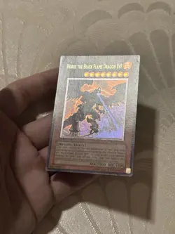 Yugioh Horus The Black Flame Dragon LV8 SOD-EN008 Ultimate Rare 1st Edition VLP - Image 3
