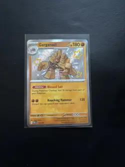 Pokemon Card TCG - Garganacl 178/091 - Paldean Fates - Baby Shiny Rare - NM ⭐ - Image 1