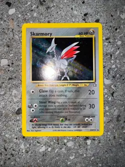 Pokemon TCG Cards Skarmory 13/111 Neo Genesis Holo Rare - Image 3