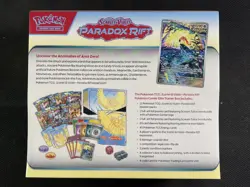 Pokemon Cards Sealed ETB Pokemon Center Exclusive Paradox Rift S&V - Image 3
