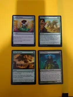 Green x4 Boreal Druid, Nissa'triumph, summer bloom, crop rotation MTG 4 Card. - Image 1
