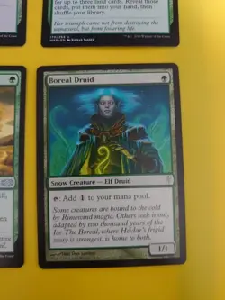 Green x4 Boreal Druid, Nissa'triumph, summer bloom, crop rotation MTG 4 Card. - Image 2