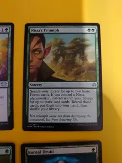 Green x4 Boreal Druid, Nissa'triumph, summer bloom, crop rotation MTG 4 Card. - Image 3