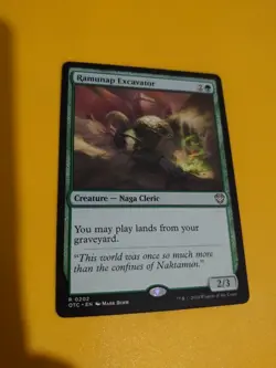 Ramunap Excavator. Naga Cleric rare OTC MTG Card. - Image 2