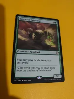 Ramunap Excavator. Naga Cleric rare OTC MTG Card. - Image 3