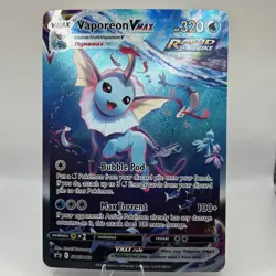Vaporeon VMAX SWSH182 Jumbo Cards Pokemon Promo - Image 1