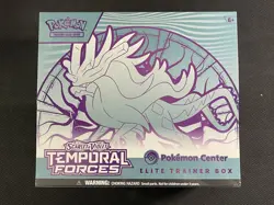 Pokemon Cards Sealed ETB Pokemon Center Exclusive Temporal Forces S&V - Image 1