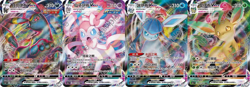 Pokemon Chinese Cards Vmax Set of 4 RRR Umbreon Glaceon Leafeon Sylveon S6a Holo - Image 1