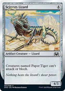 MTG Unsanctioned - Scissors Lizard - Image 1