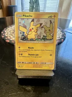 Pokemon Pikachu TCG Sun & Moon Black Star Promo SM162 Holo Mint Condition - Image 1