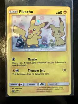 Pokemon Pikachu TCG Sun & Moon Black Star Promo SM162 Holo Mint Condition - Image 3