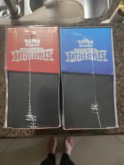 Pokemon Sword & Shield Battle Styles Elite Trainer Box ETB Red & Blue set Lot - Image 4