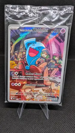 Team Rocket’s Wobbuffet - SVP 203 - Black Star Promo - Pokemon TCG Sealed - Image 1