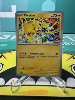 Pikachu promo 2025 World Championships SVP EN 225 Pokemon Worlds NEW - Image 1