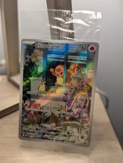 Pokemon Charmander SVP-044 Obsidian Flames ETB Promo Illustration Rare Sealed F - Image 1