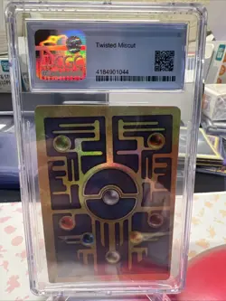 2000 Pokemon Movie Promo Ancient Mew CGC 8.5 Twisted Miscut Error - Image 2