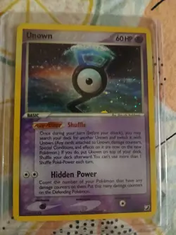 Unown G/28 HOLO Rare Pokemon TCG Unseen Forces NEAR MINT - Image 1