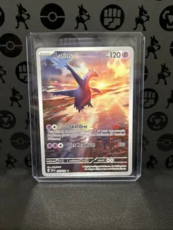 Latios 203/191 Sv08: Surging Sparks Pokemon TCG - English Near Mint IR Holo - Image 1