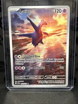 Latios 203/191 Sv08: Surging Sparks Pokemon TCG - English Near Mint IR Holo - Image 3