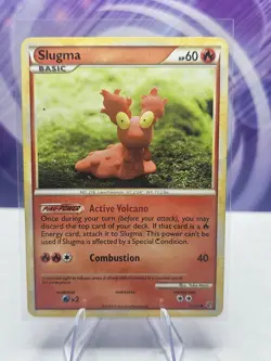 Slugma 67/90 Pokemon English HeartGold & SoulSilver Undaunted 2010 - Image 1
