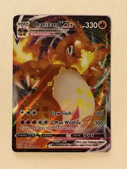 Pokemon TCG Charizard VMAX Darkness Ablaze Ultra Rare Card 020/189 - Image 1