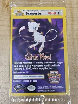 Pokemon First Movie Promo Card Dragonite SEALED #5 Mint - Image 1