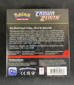 Pokemon Cards Crown Zenith Booster Bundle Swsh Factory Sealed - Image 2