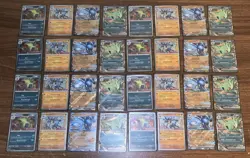 POKEMON 8 Full Sets Of LUCARIO & TYRANITAR Premium Collection Promos (32 Cards) - Image 1