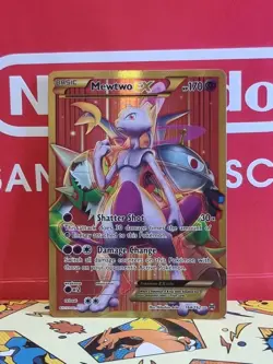 Mewtwo EX 164/162 BREAKthrough Secret Rare Pokemon Card 2015. NM- - Image 1