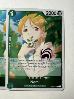 Nami EB02-017 R Anime 25th Collection - ONE PIECE Card Game English Playset X4 - Image 2