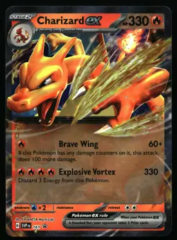 Charizard ex #161 Pokemon SV: Scarlet & Violet Promo Cards - Image 1