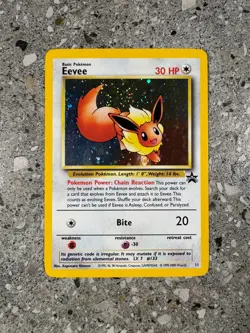 Pokemon TCG Cards Eevee 11 WOTC Black Star Promo Holo - Image 1