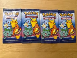 [Pokemon] McDonalds 2021 25th Anniversary Limited Edition Sealed Pack x4 - Image 1