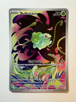 Bulbasaur - Pokemon Mega Evolution 133/132 - Illustration Rare - NON-PROMO NM - Image 1