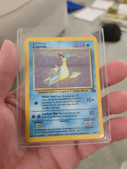 Pokemon Lapras Holo 10/62 Fossil - Image 1