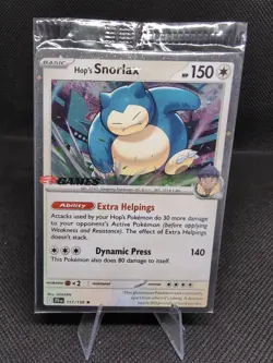 Pokemon TCG - Hop's Snorlax 117/159 - Stamped EB Games Journey Together Promo - Image 1