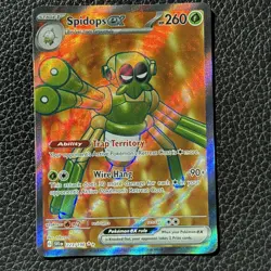 Spidops EX- Pokemon TCG Scarlet & Violet Base Set 223/198 Holo Ultra Rare - Image 1