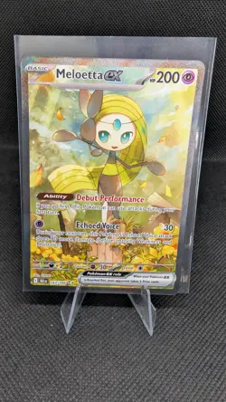 POKEMON TCG MELOETTA EX 167/086 SPECIAL ILLUSTRATION RARE SV: BLACK BOLT - Image 1