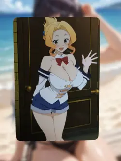 Luna Konosuba Anime Waifu Sexy Goddess Doujin Lewd Hentai Card - Image 1