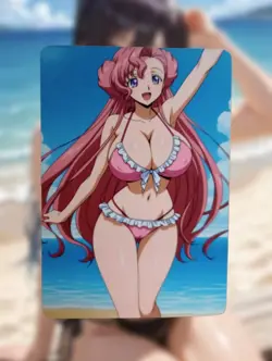 Euphemia Li Britannia Code Geass Anime Waifu Sexy Goddess Doujin Hentai Card - Image 1