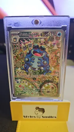 Pokemon TCG SV Black Bolt English Seismitoad #105/086 Illustration Rare Card - Image 1