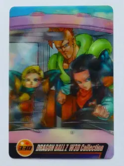 Dragon Ball Morinaga Wafer Card No. 330 Android No. 17, 18, 16/Ginyu Special Squ - Image 1