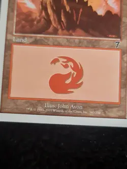 MTG Magic the Gathering Artist Proof John Avon | 1 of 50 ever made | Mountain - Image 4