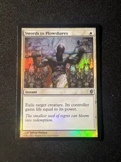 Swords to Plowshares Conspiracy Foil NM MTG - Image 1
