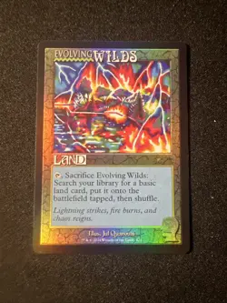 Evolving Wilds (Rainbow Foil) Secret Lair Drop Foil NM MTG - Image 1