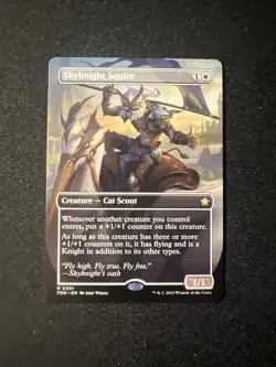Skyknight Squire (Borderless) Foundations Regular NM MTG - Image 1